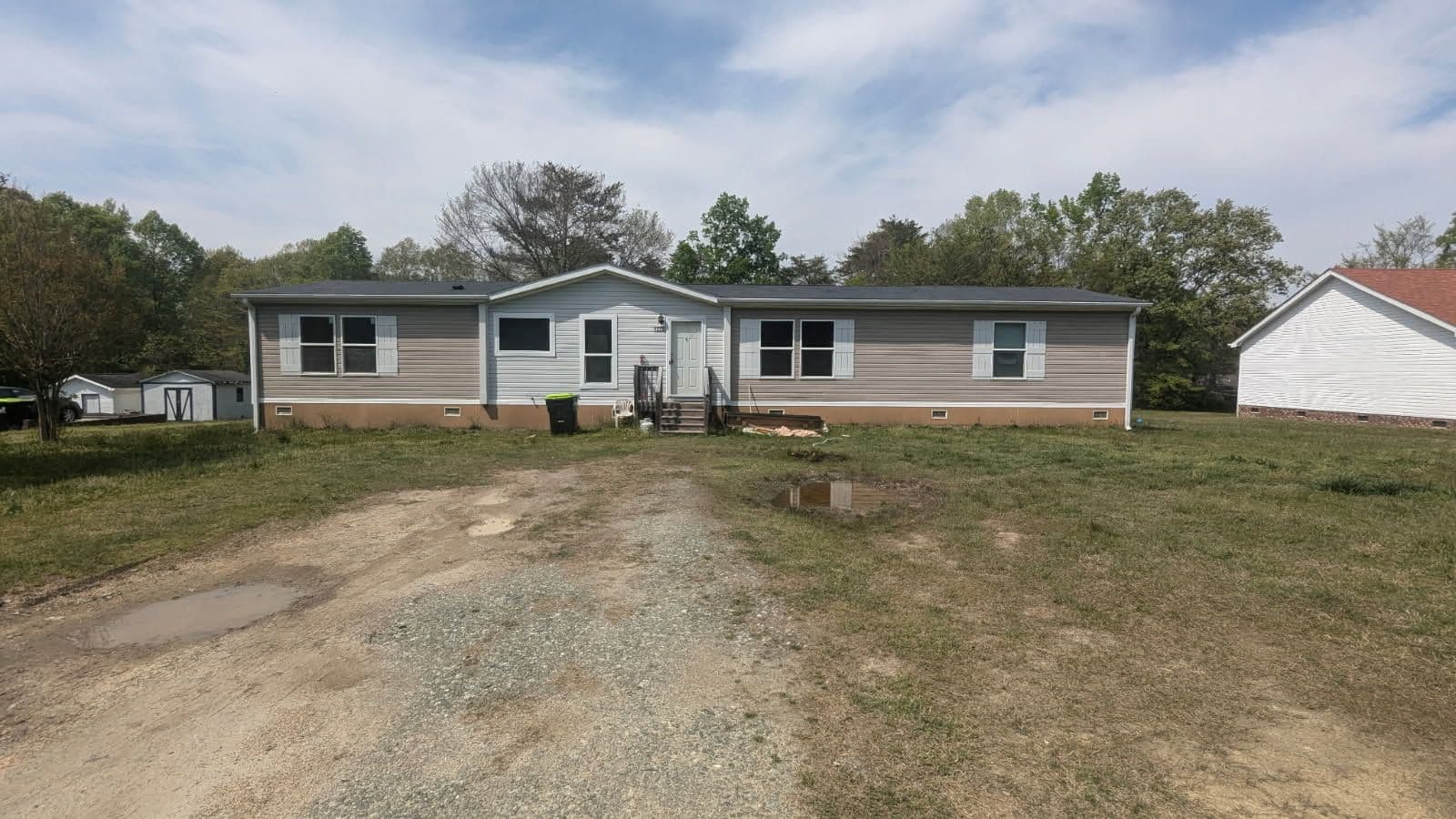 Driveway Transformation by Carolina Dumpster